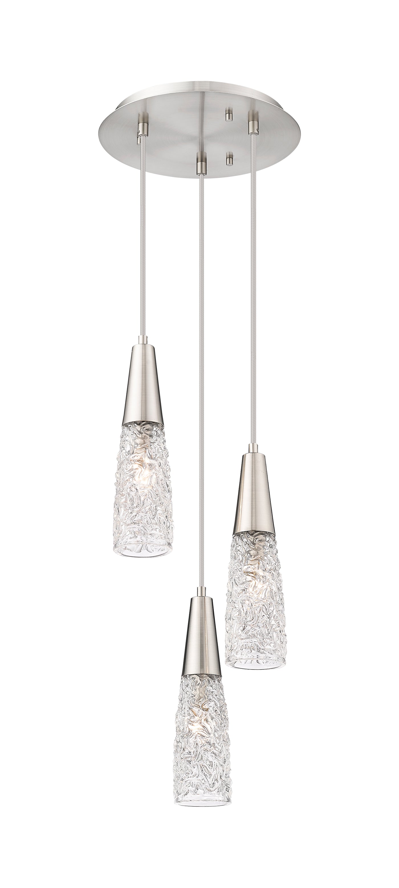 Downtown Urban Multi Pendant Brushed Brass