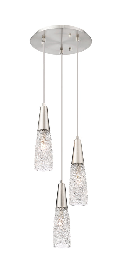 Downtown Urban Multi Pendant Brushed Brass