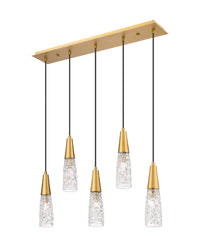 Amherst Brook 33-Inch 5-Light Cord-Hung Island Light