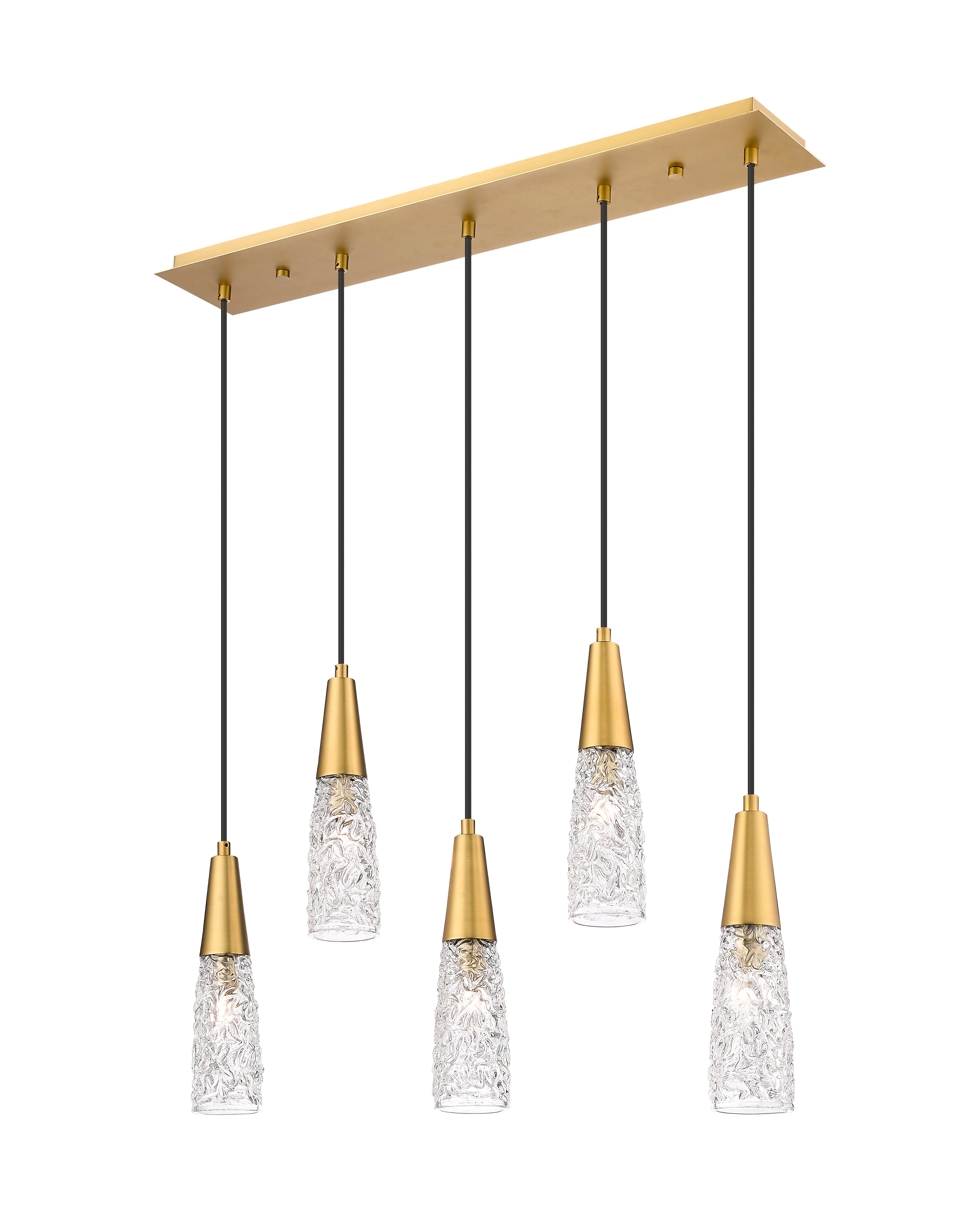 Downtown Urban Island Light Steel Glass