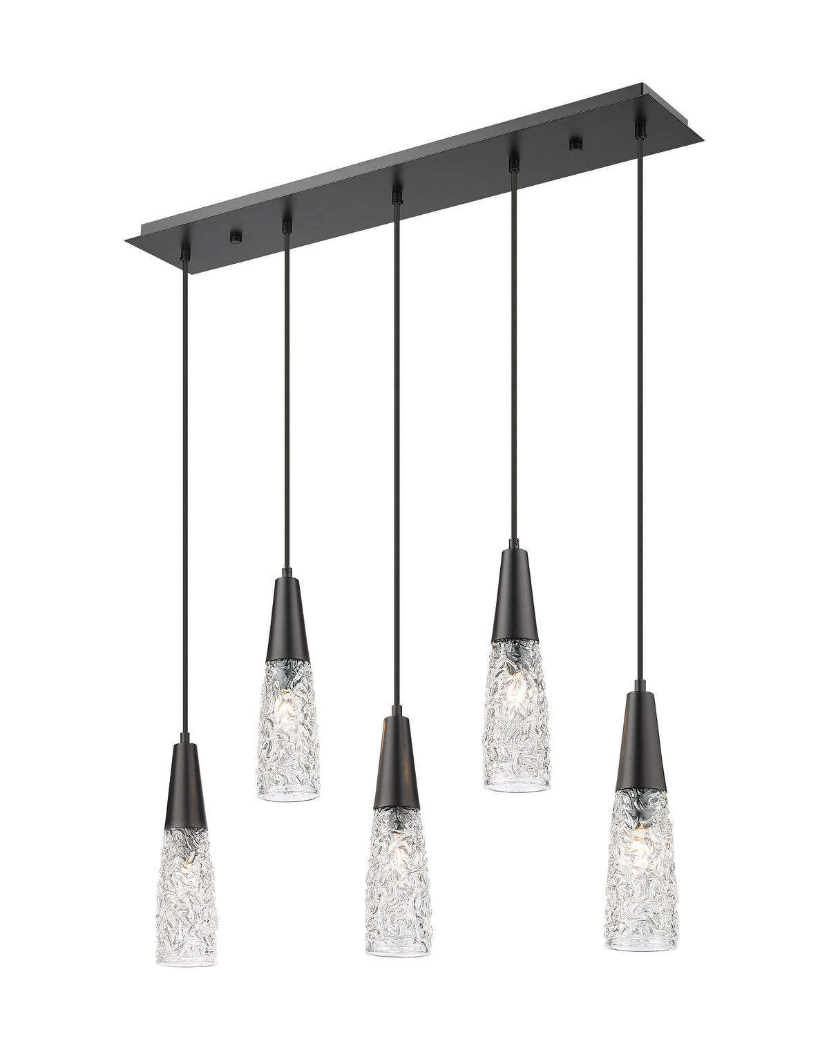 Amherst Brook 33-Inch 5-Light Cord-Hung Island Light