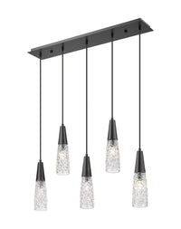 Amherst Brook 33-Inch 5-Light Cord-Hung Island Light