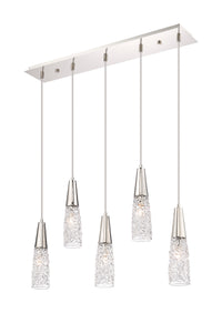 Amherst Brook 33-Inch 5-Light Cord-Hung Island Light