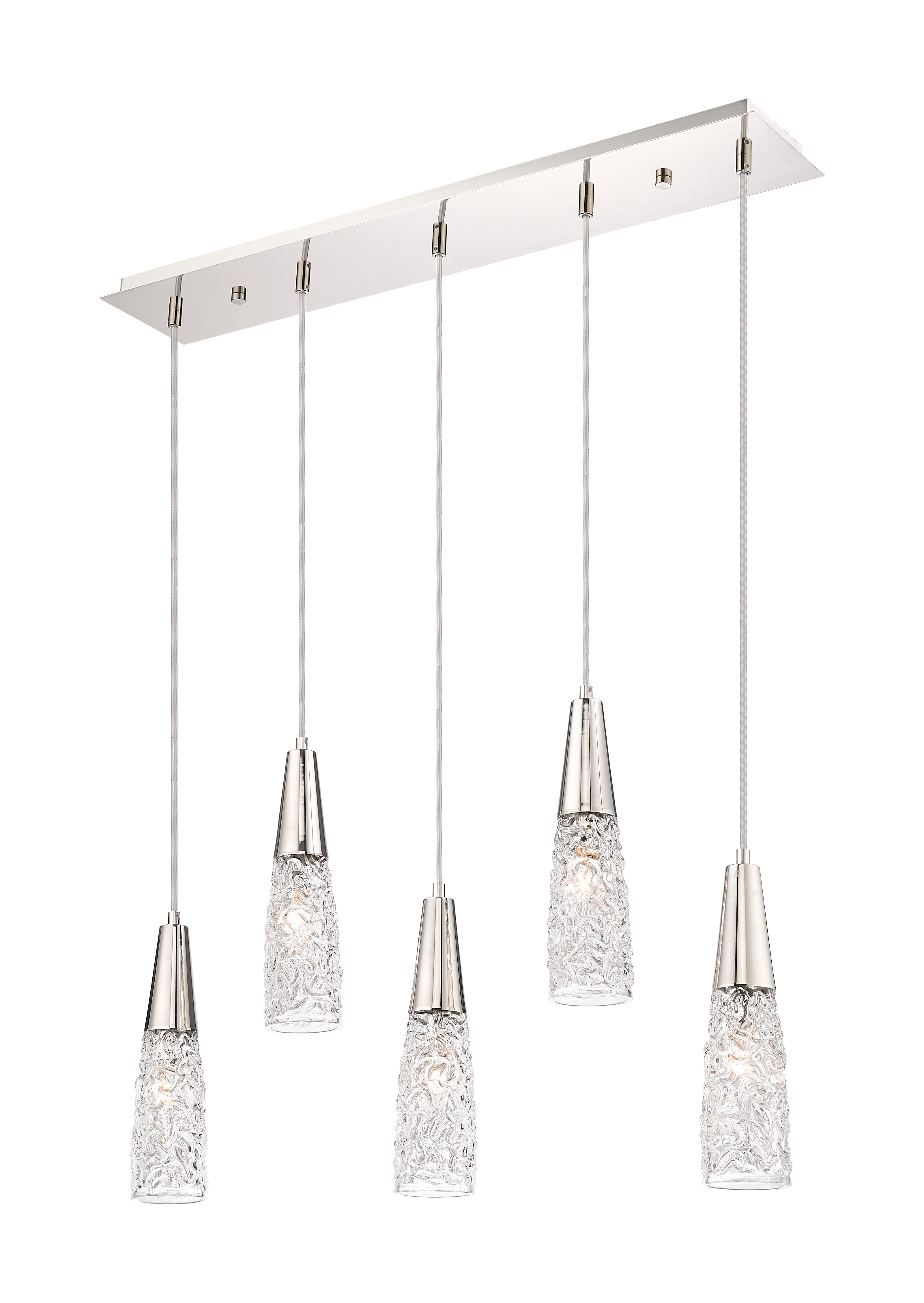 Downtown Urban Island Light Steel Glass