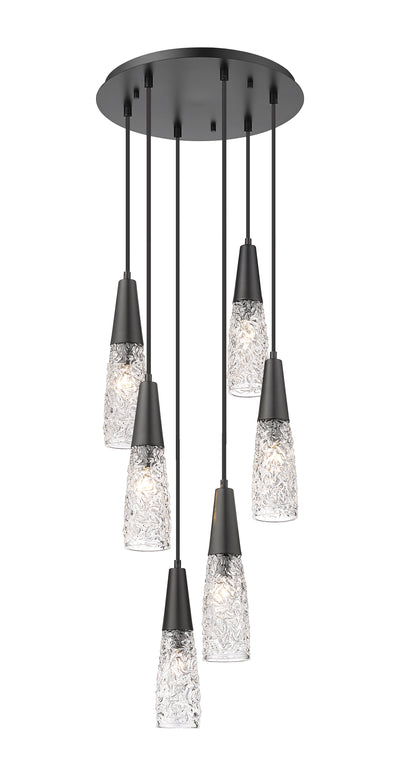Downtown Urban Multi Pendant Brushed Brass