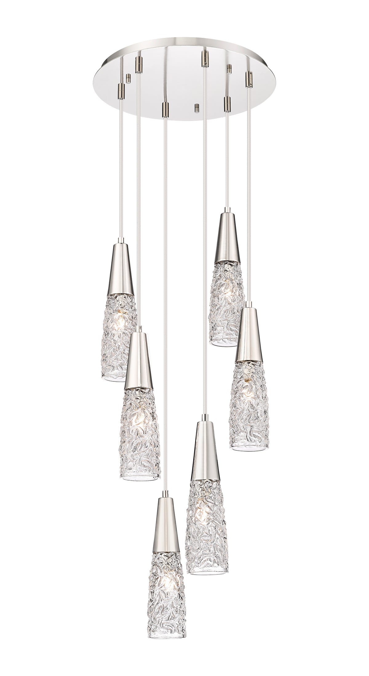 Downtown Urban Multi Pendant Brushed Brass