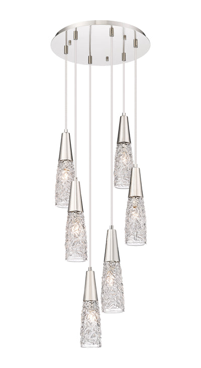 Downtown Urban Multi Pendant Brushed Brass