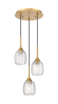 Downtown Urban Multi Pendant Glass Steel
