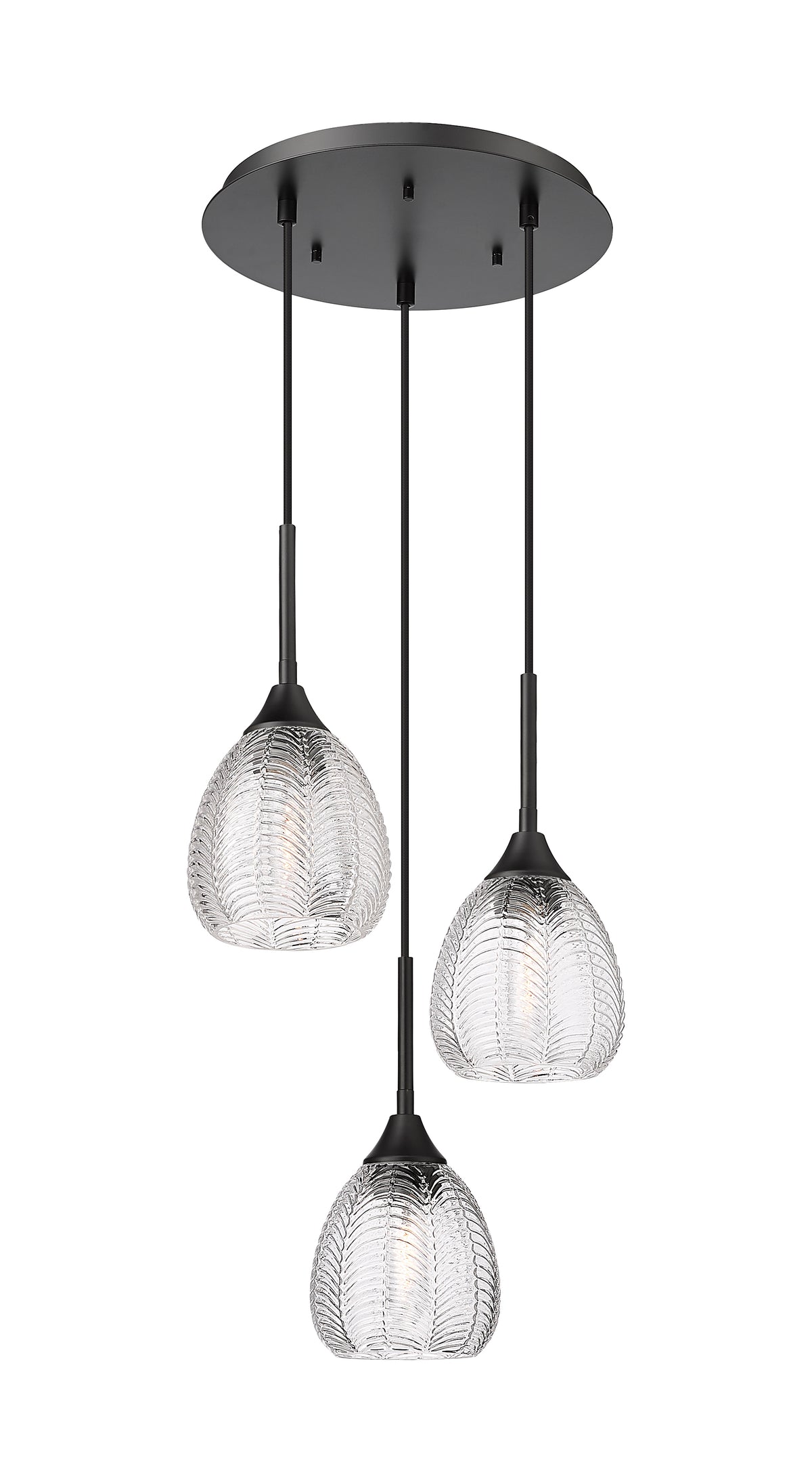 Downtown Urban Multi Pendant Brushed Brass