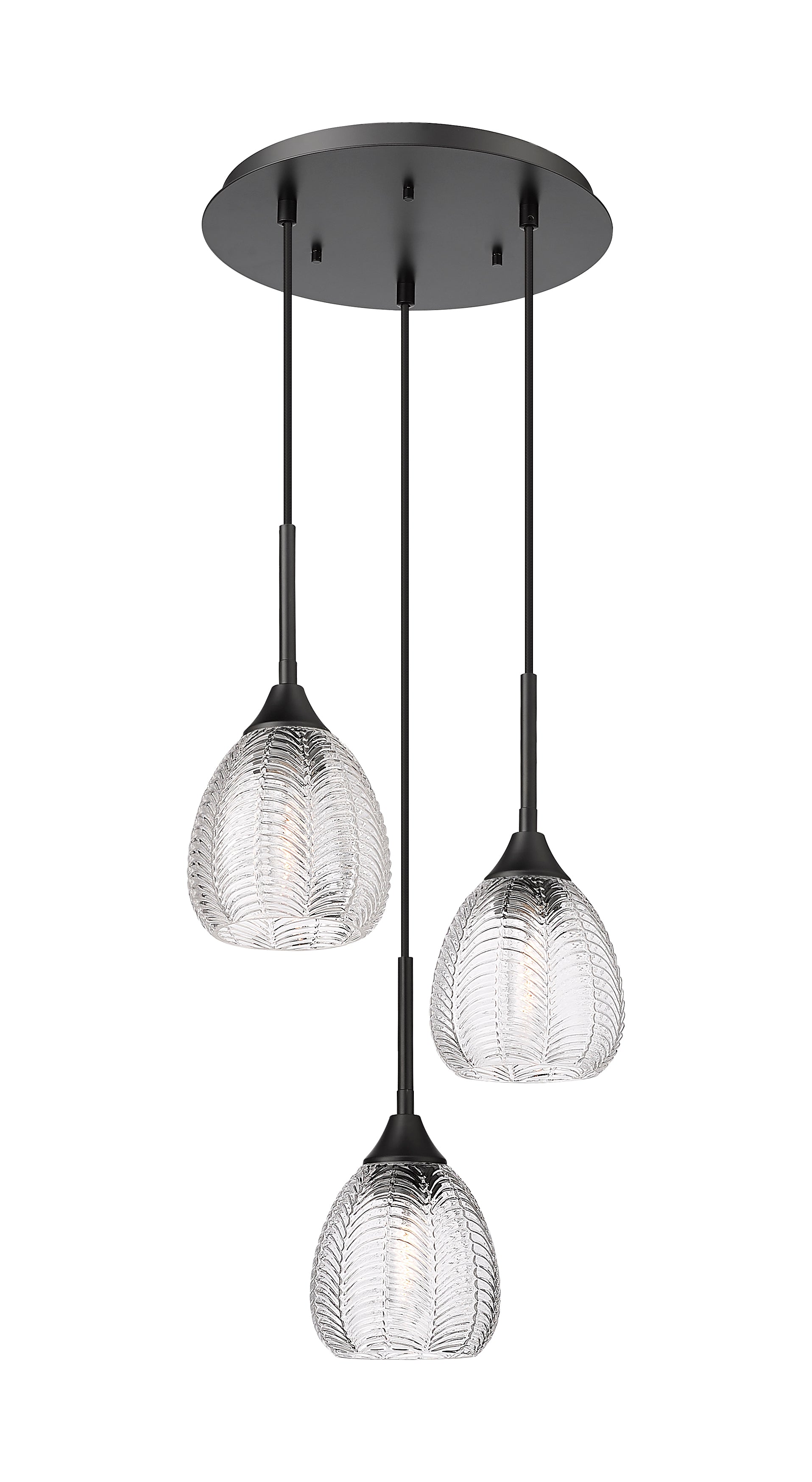 Downtown Urban Multi Pendant Brushed Brass