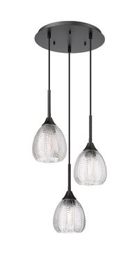 Downtown Urban Multi Pendant Brushed Brass