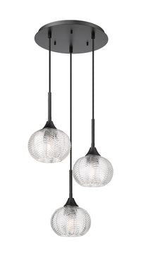 Downtown Urban Multi Pendant Brushed Brass