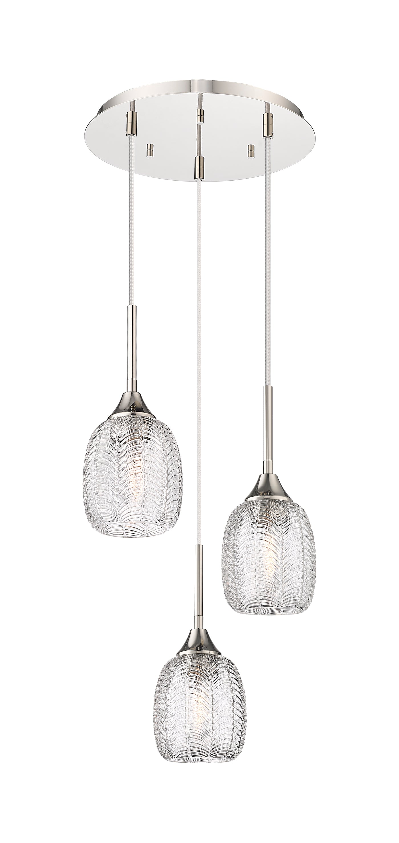 Downtown Urban Multi Pendant Glass Steel