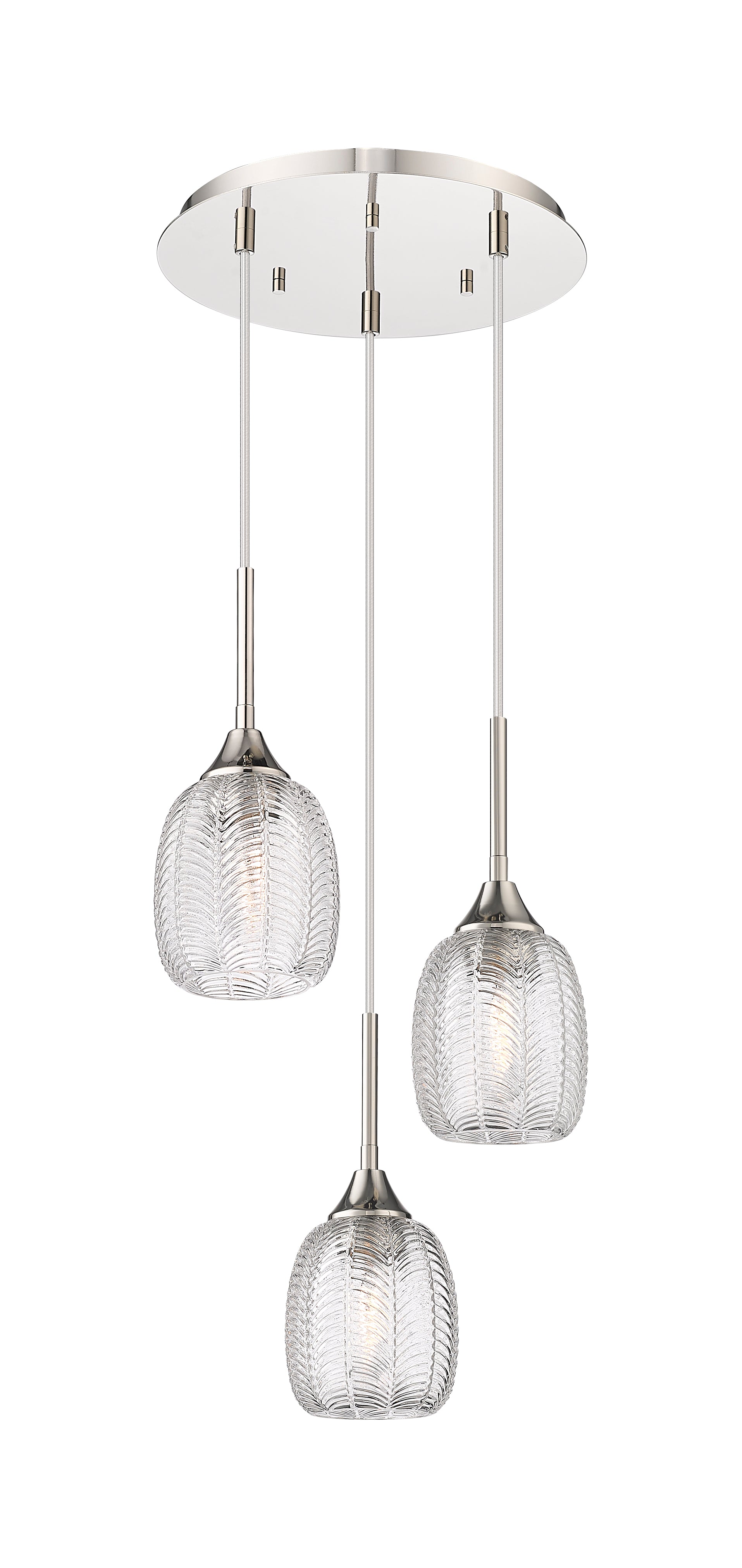 Downtown Urban Multi Pendant Glass Steel