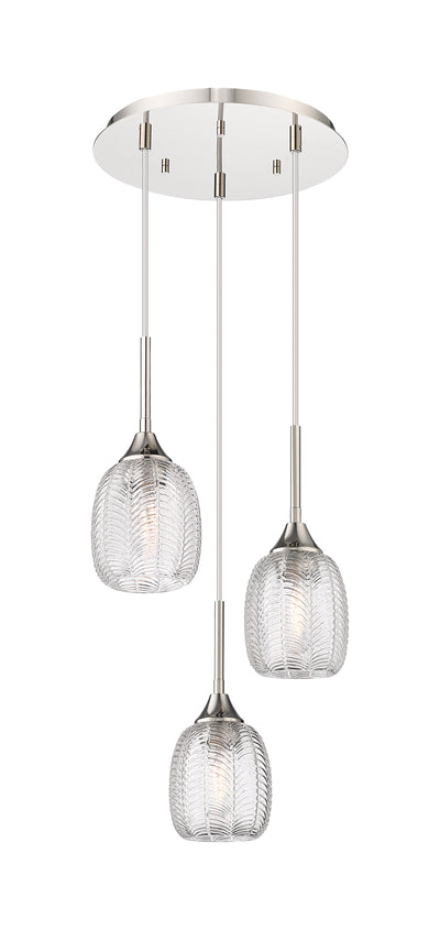 Downtown Urban Multi Pendant Glass Steel