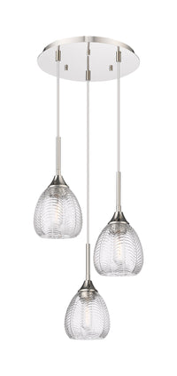 Downtown Urban Multi Pendant Brushed Brass