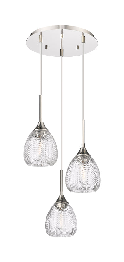 Downtown Urban Multi Pendant Brushed Brass