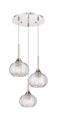Downtown Urban Multi Pendant Brushed Brass