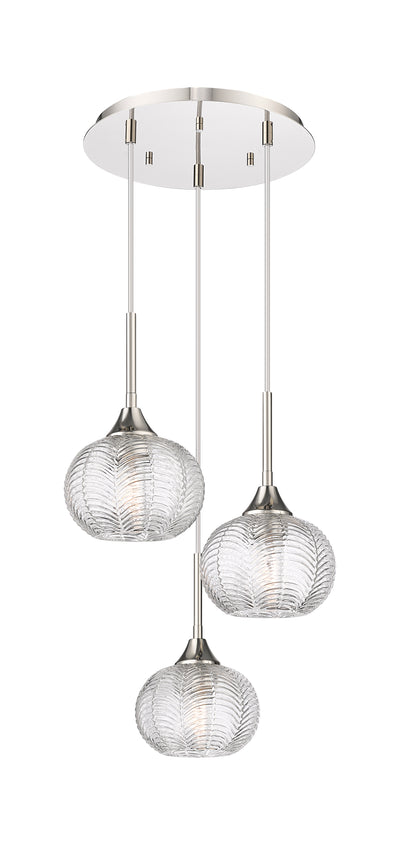 Downtown Urban Multi Pendant Brushed Brass