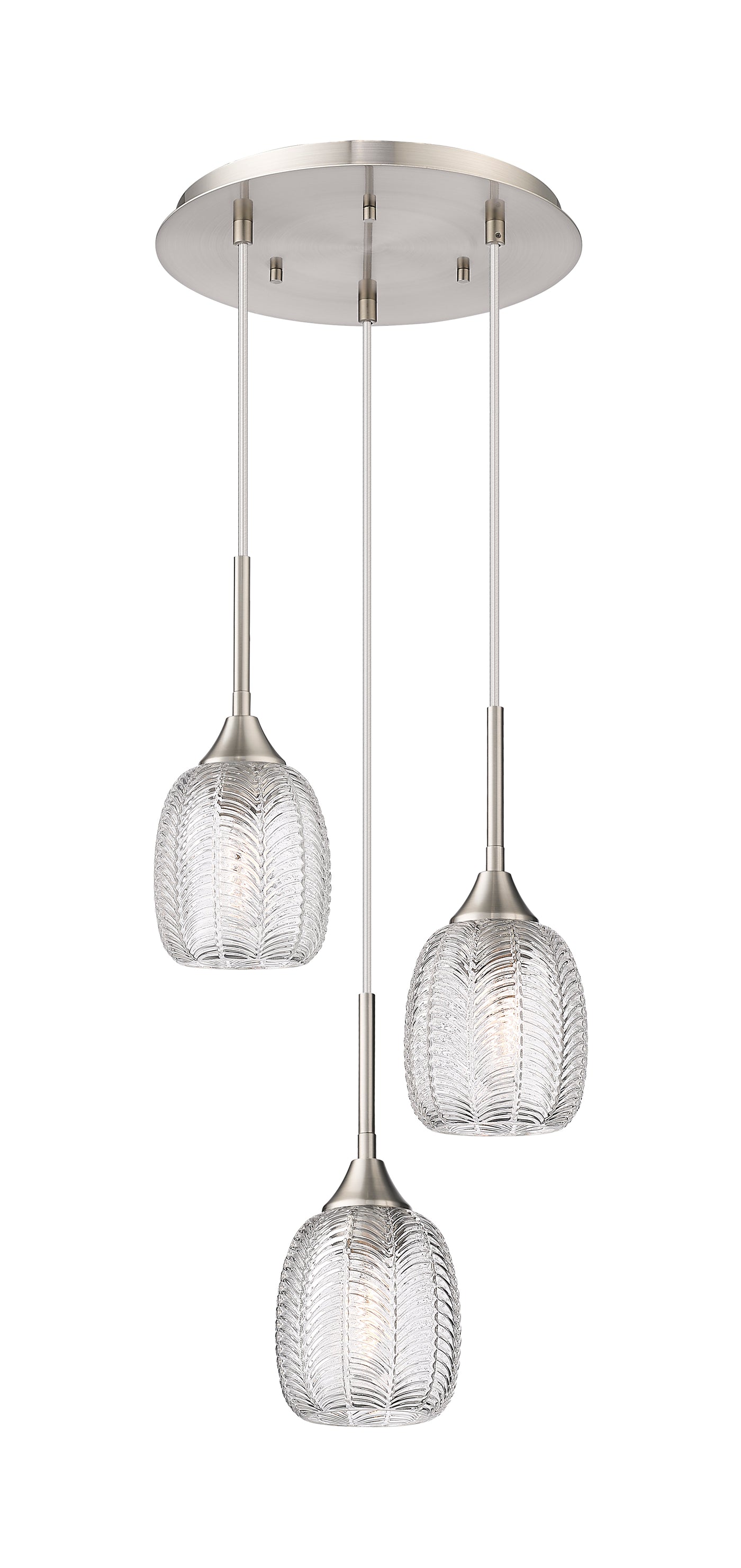 Downtown Urban Multi Pendant Glass Steel
