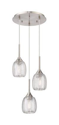 Downtown Urban Multi Pendant Glass Steel