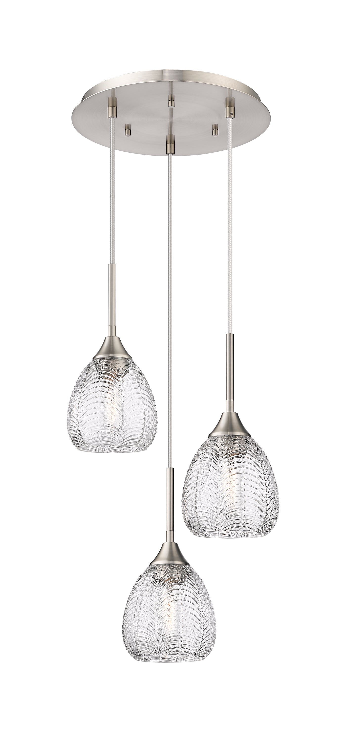 Downtown Urban Multi Pendant Brushed Brass