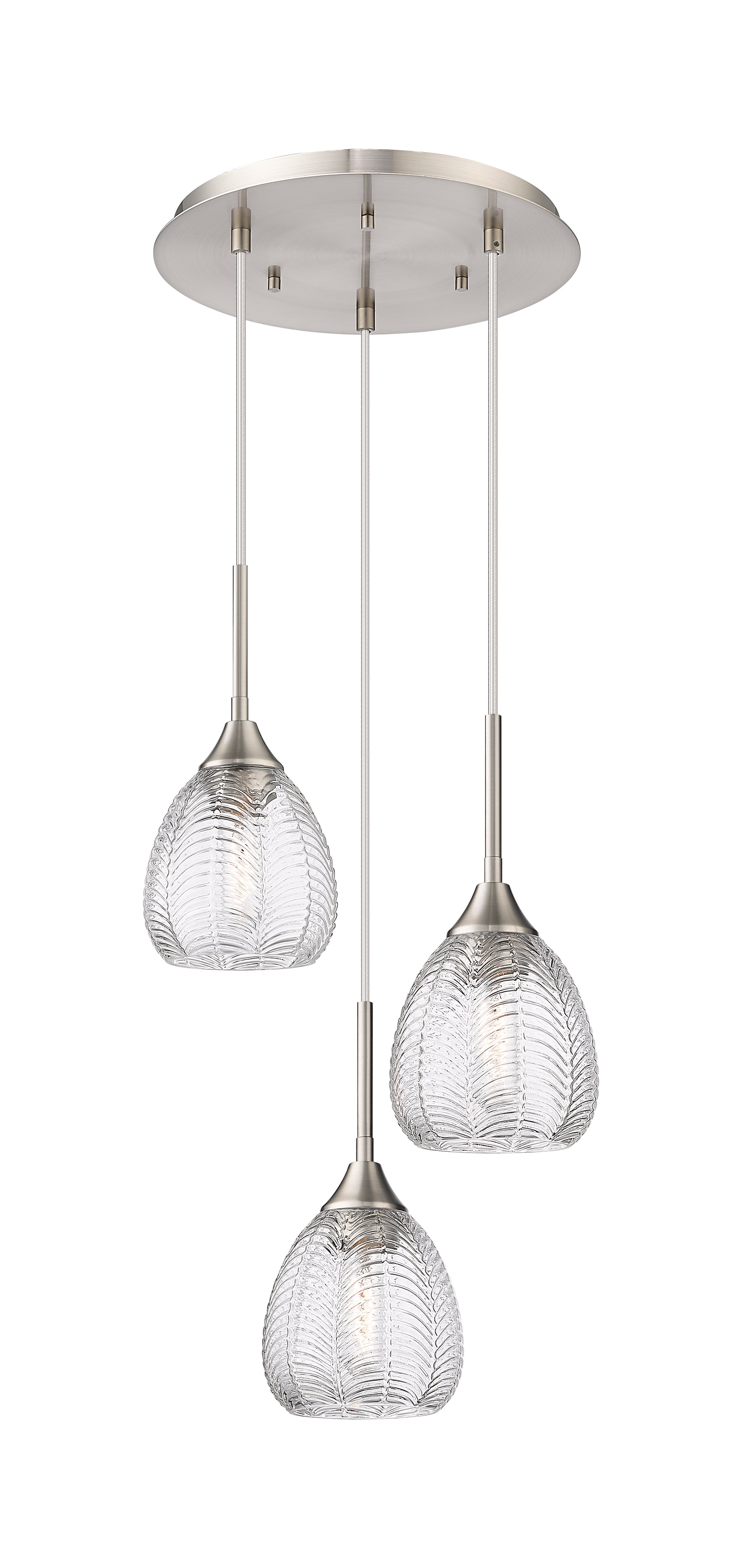 Downtown Urban Multi Pendant Brushed Brass