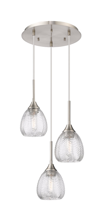 Downtown Urban Multi Pendant Brushed Brass