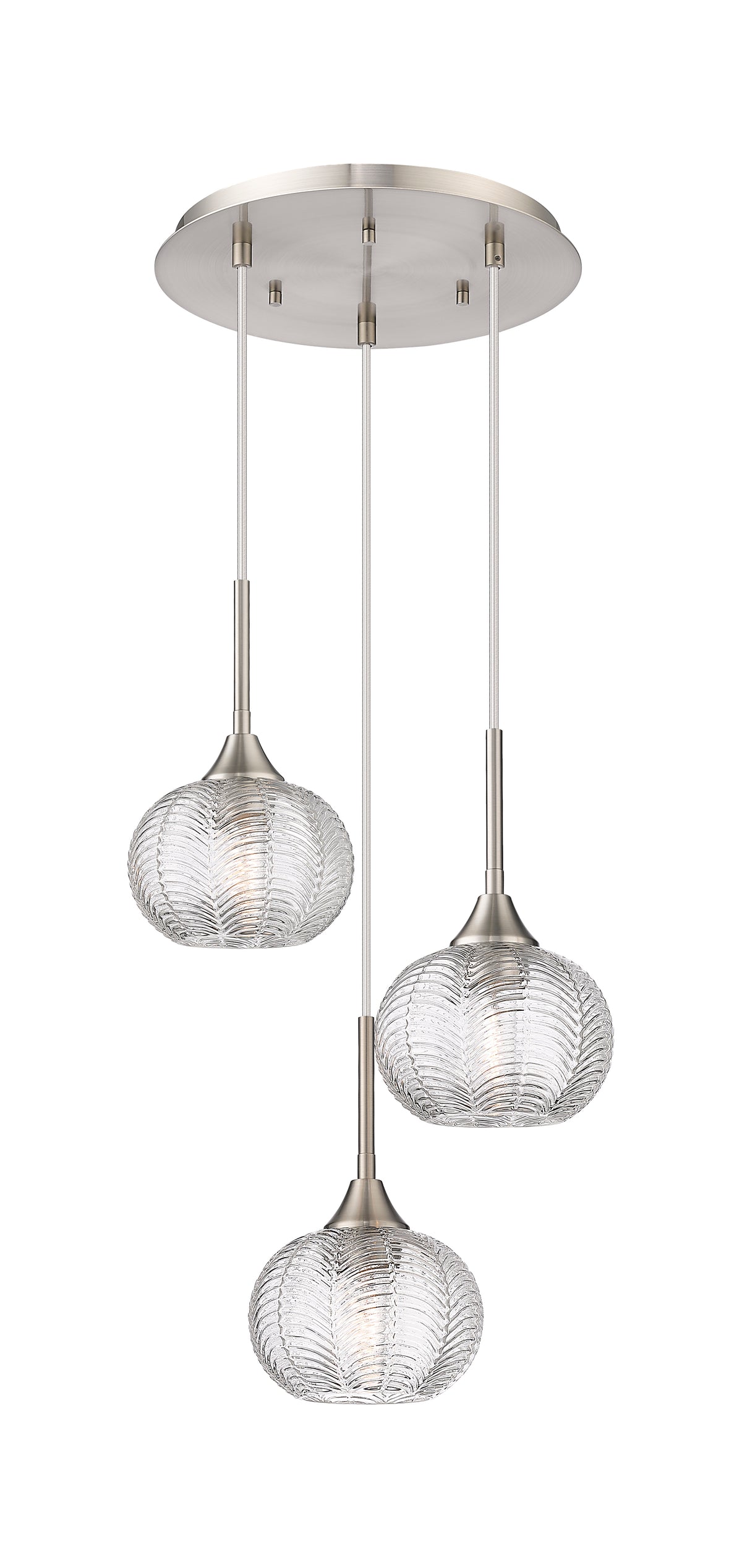 Downtown Urban Multi Pendant Brushed Brass