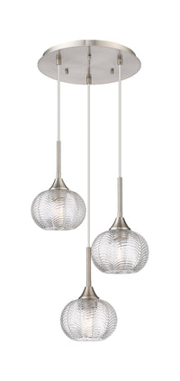 Downtown Urban Multi Pendant Brushed Brass