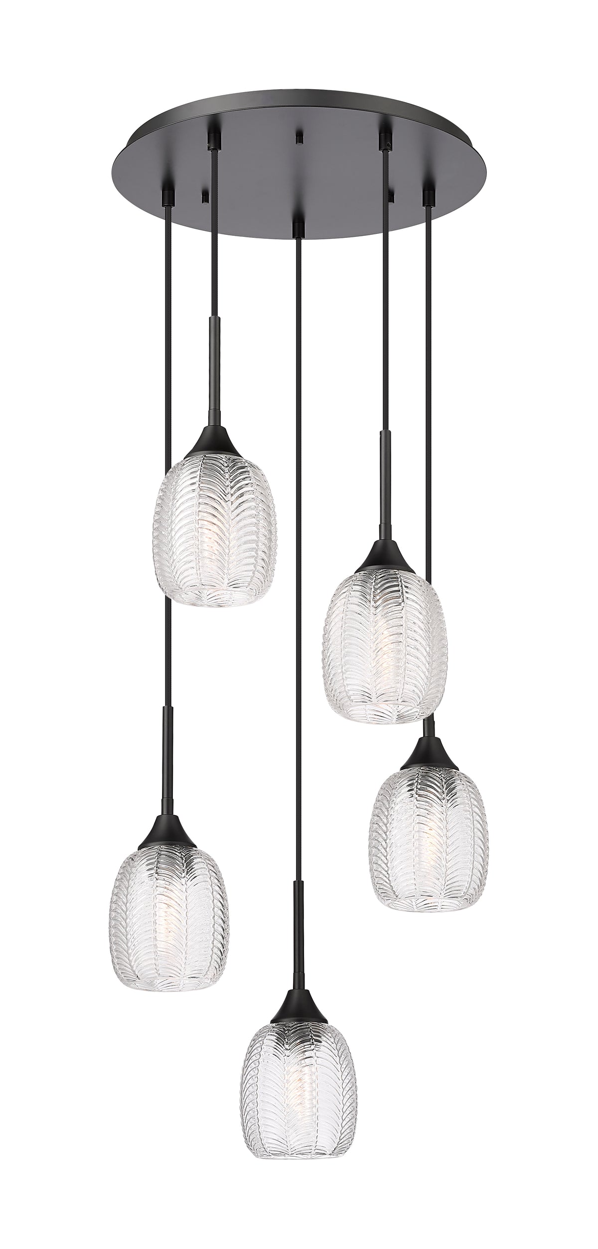 Downtown Urban Multi Pendant Brushed Brass