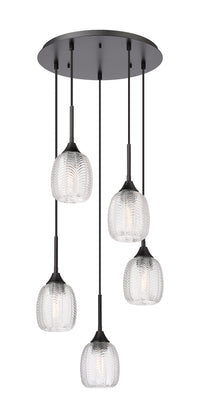 Downtown Urban Multi Pendant Brushed Brass