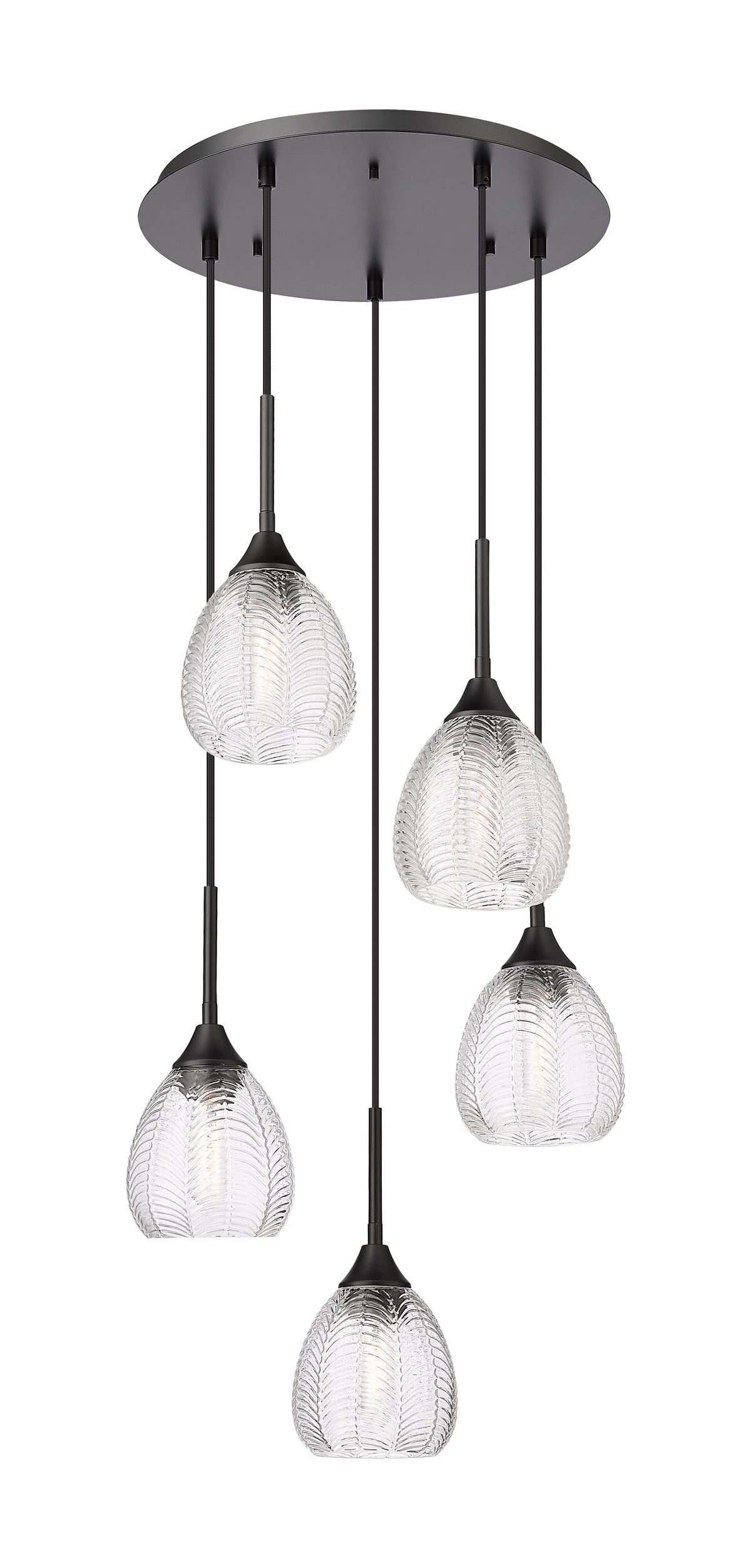 Downtown Urban Multi Pendant Brushed Brass