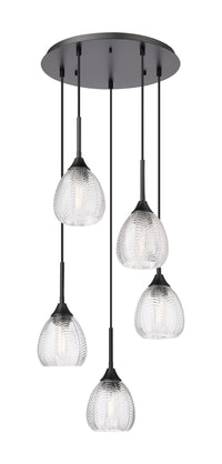 Downtown Urban Multi Pendant Brushed Brass