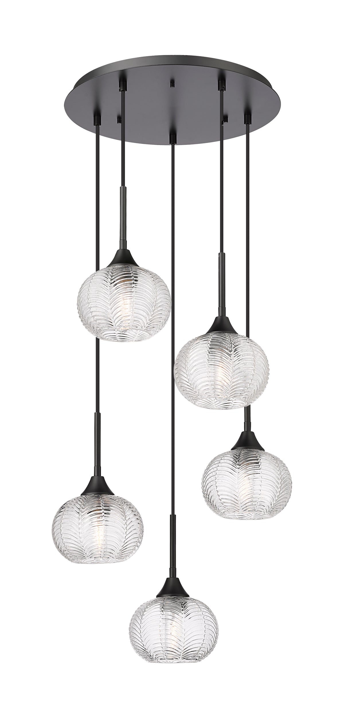 Downtown Urban Multi Pendant Brushed Brass