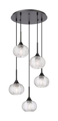 Downtown Urban Multi Pendant Brushed Brass