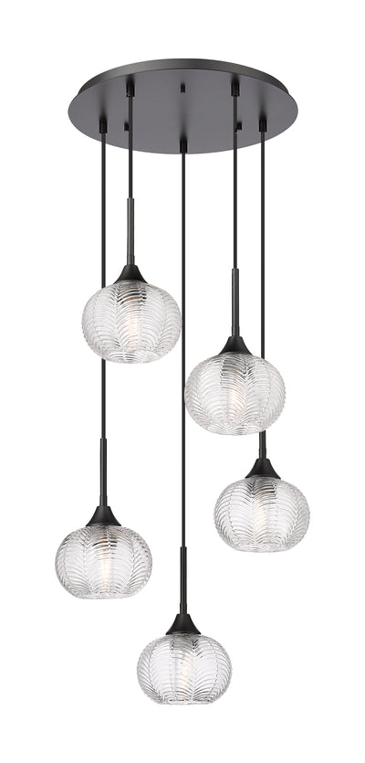Downtown Urban Multi Pendant Brushed Brass