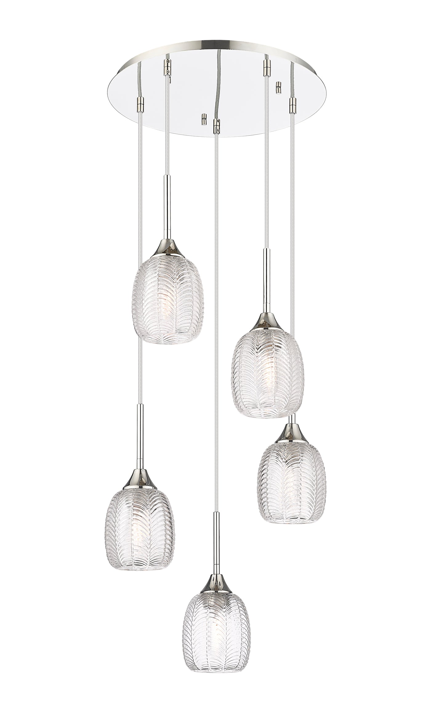 Downtown Urban Multi Pendant Brushed Brass