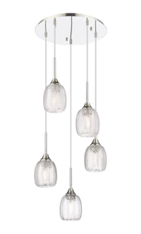 Downtown Urban Multi Pendant Brushed Brass