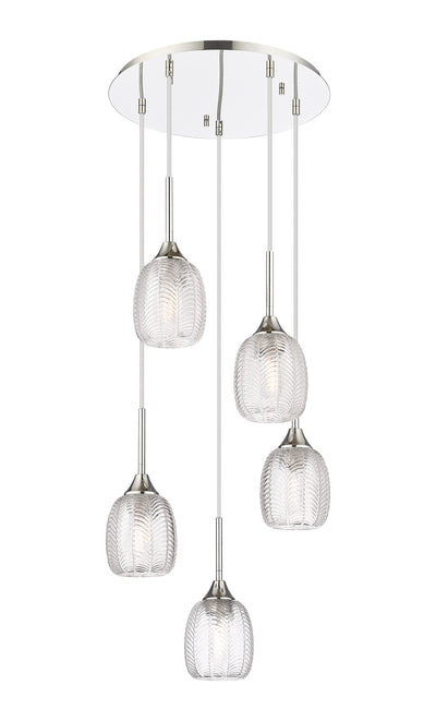 Downtown Urban Multi Pendant Brushed Brass