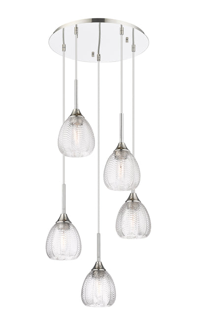 Downtown Urban Multi Pendant Brushed Brass