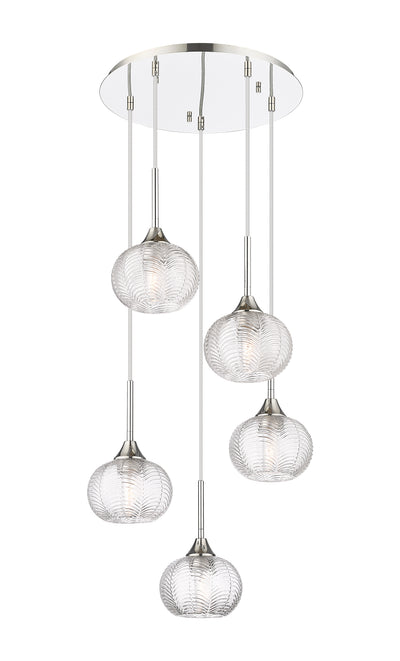 Downtown Urban Multi Pendant Brushed Brass