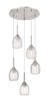 Downtown Urban Multi Pendant Brushed Brass