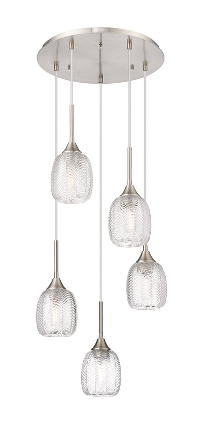 Downtown Urban Multi Pendant Brushed Brass