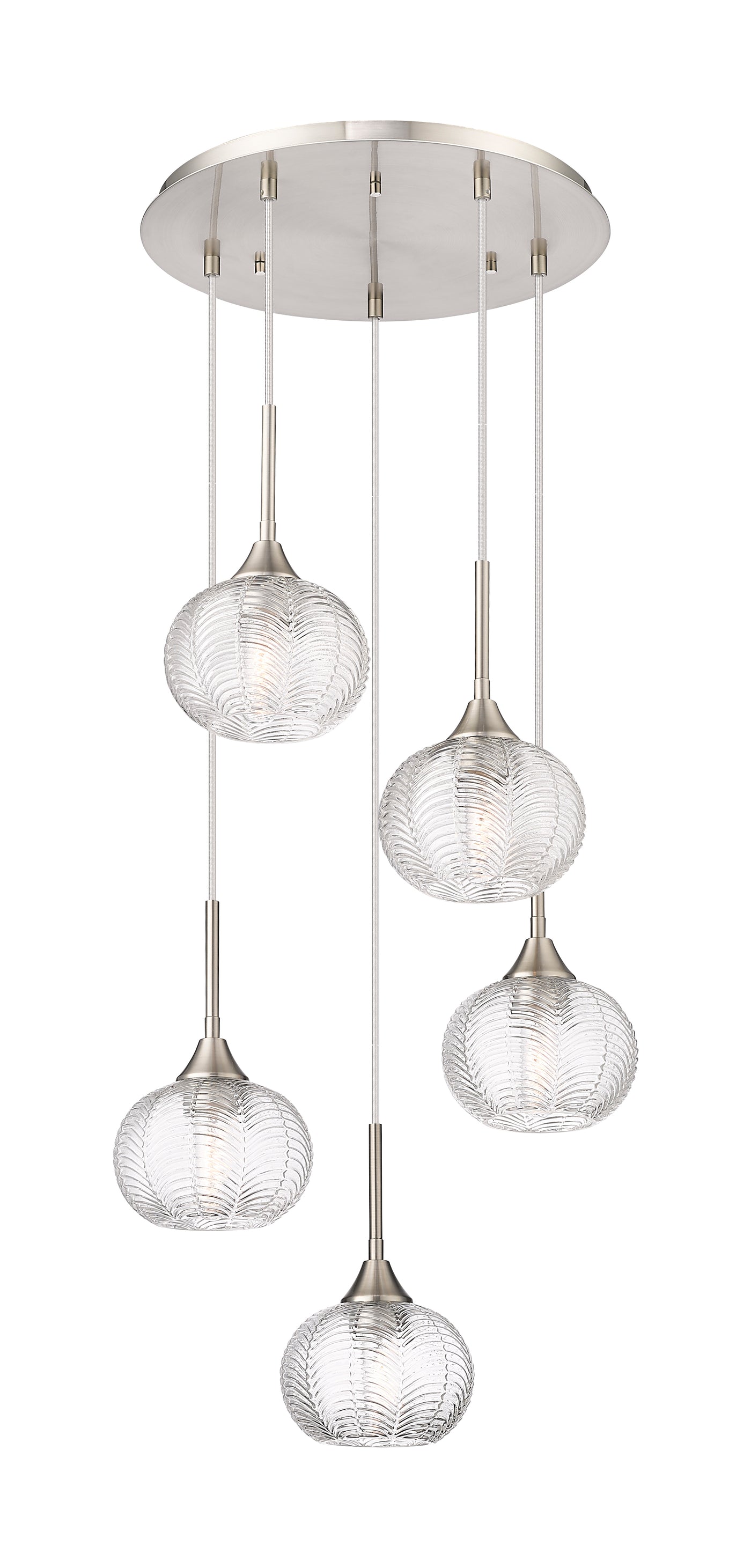 Downtown Urban Multi Pendant Brushed Brass
