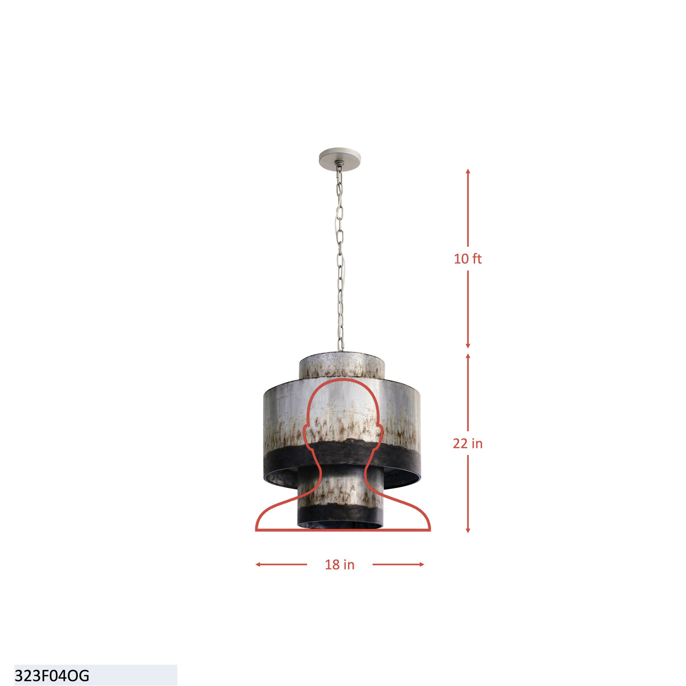 Cannery 4 Light Tall Pendant
