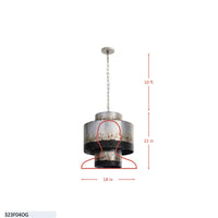 Cannery 4 Light Tall Pendant