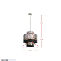 Cannery 4 Light Tall Pendant