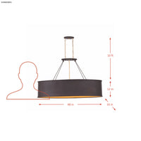 Cannery 5 Light Linear Pendant
