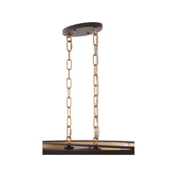 Cannery 6 Light Oval/Linear Pendant